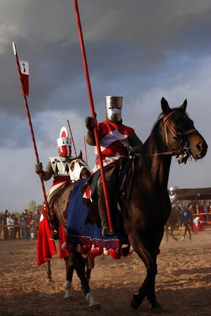 The horse knightsの写真素材