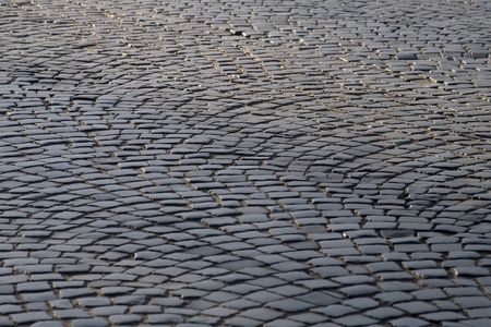 stone block pavingの写真素材