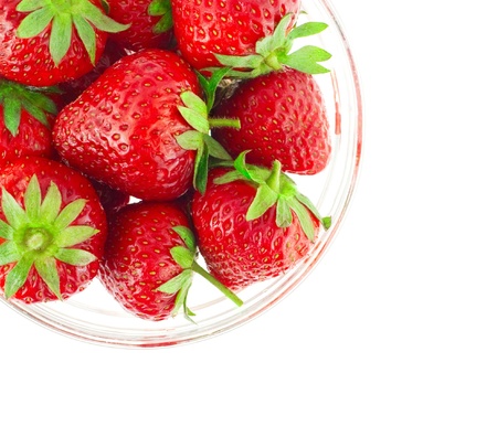 Fresh and tasty strawberries の写真素材