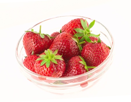 Fresh and tasty strawberriesの写真素材
