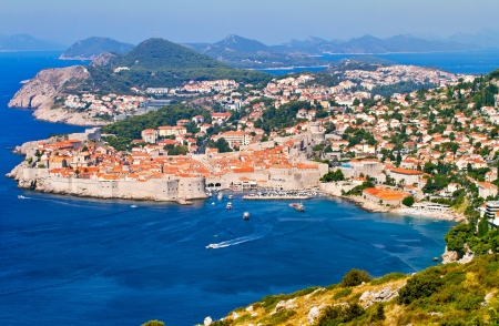 The Old Town of Dubrovnik, Croatiaの写真素材