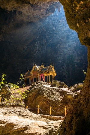 Royal pavilion in the Phraya Nakhon Cave, Prachuap Khiri Khan, Thailandの写真素材