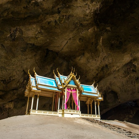 Royal pavilion in the Phraya Nakhon Cave, Prachuap Khiri Khan, Thailandの写真素材