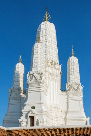 Wat Mahathat Worawihan temple in Phetchaburi, Thailandの写真素材