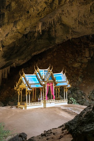 Royal pavilion in the Phraya Nakhon Cave, Prachuap Khiri Khan, Thailandの写真素材