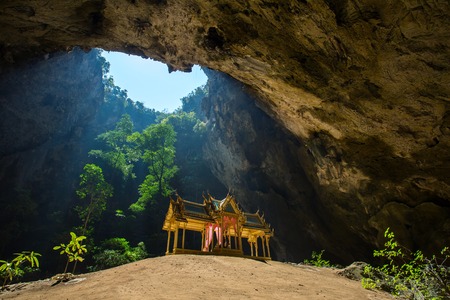 Royal pavilion in the Phraya Nakhon Cave, Prachuap Khiri Khan, Thailandの写真素材