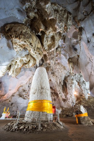 Muang On Cave hall in Northern Thailandの写真素材