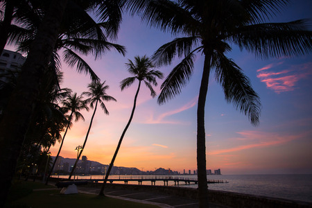 Beautiful sunset views Georgetown seafront has to offerの写真素材