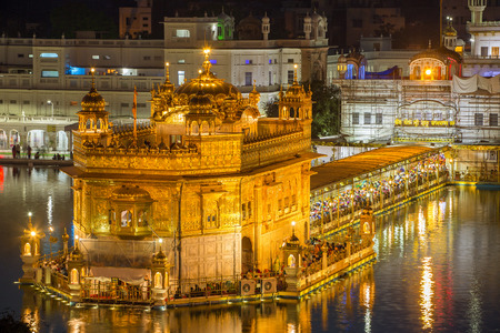 Golden Temple (Harmandir Sahib) in Amritsar, Punjab, Indiaのeditorial素材