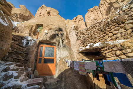 Kandovan vilage near Tabriz, Iranの写真素材