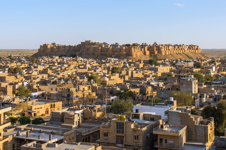 Jaisalmer fort in Rajasthan, Indiaの写真素材