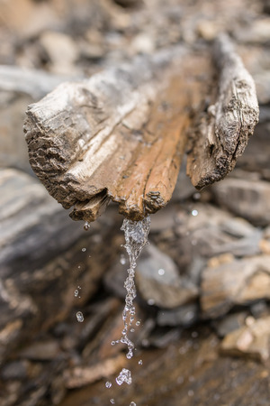 Wall Fountain at sacred Muktinath temple in Annapurna Region in Nepal. Jwala Mai of Muktinath.の写真素材
