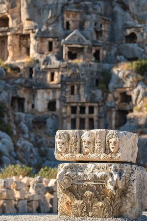 Ruins of the ancient city of Myraの写真素材