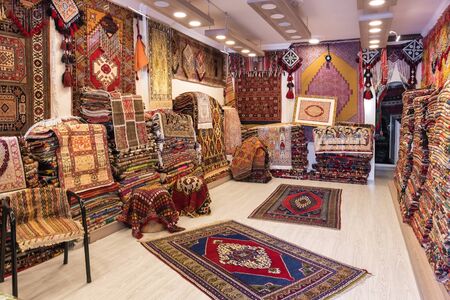 Old carpet shop in Cappadociaのeditorial素材