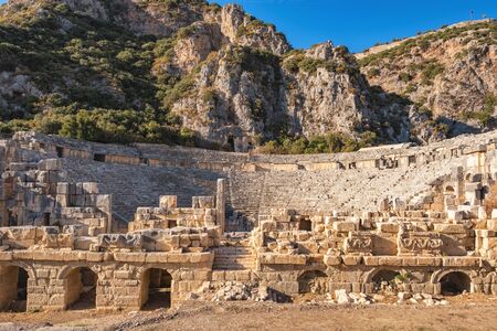 Ruins of the ancient city of Myraの写真素材