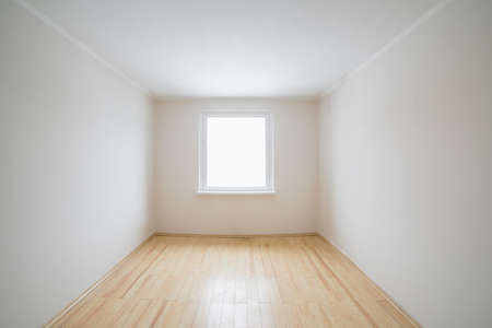 Empty white room with window.の写真素材