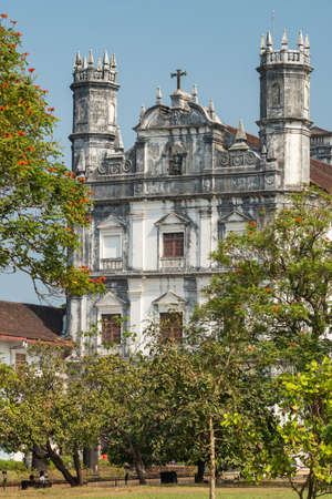 Church of St. Francis of Assisi, old Goa, Indiaの写真素材