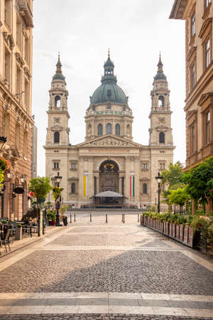 St. Stephens Basilica Roman Catholic cathedral in Budapest, Hungaryの写真素材