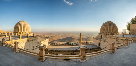 Panorama of Zinciriye Medresesi in Mardin, Turkeyの写真素材
