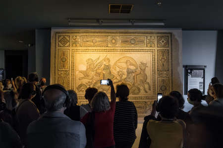 Zeugma Mosaic museum in Gaziantep,Turkeyのeditorial素材