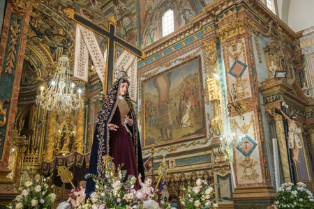 Triumphal Procession on Palm Sunday in Tavira, Algarve region, Portugal