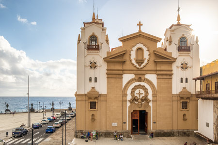 Basilica and Royal Marian Sanctuary of Our Lady of Candelaria in Candelaria town, Tenerife, Spain.