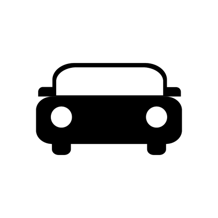 Car Icon Flat - Vectorのイラスト素材
