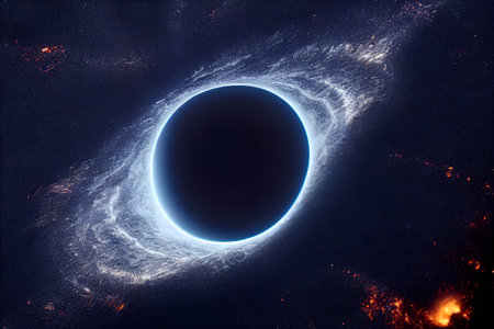 black hole space . High quality photo , deep space effect , supermasive hole , visuel effect photo...