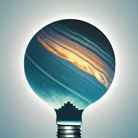 creative planet in light bulb . High quality photo . Different Ideas of a planet in light bulb .