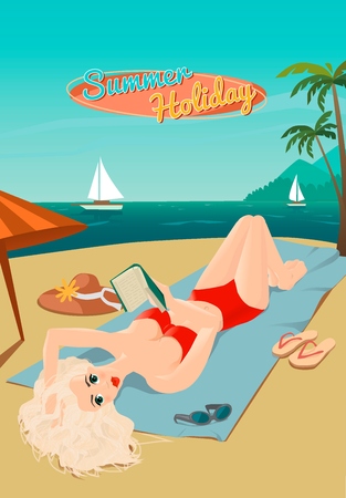 Poster retroのイラスト素材