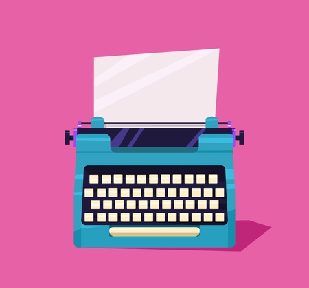 Typewriter color patternのイラスト素材