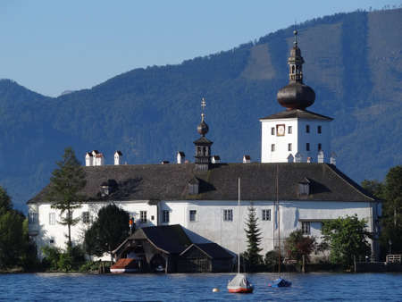 Schloss Ort, Gmunden Austriaのeditorial素材