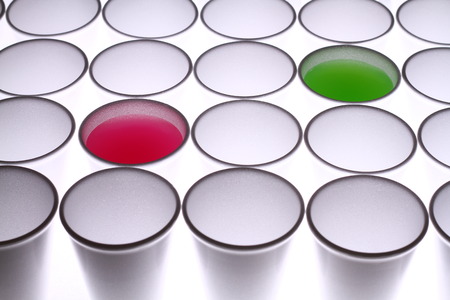 Disposable cups backgroundの写真素材