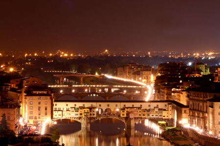 italy florance bridgeの写真素材