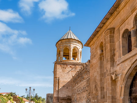 Svetitskhoveli Cathedral in Mtskheta, Georgia. The majestic Svetitskhoveli Cathedral, a masterpiece...