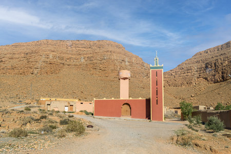 Small mosque in the Ziz valley. Morocco