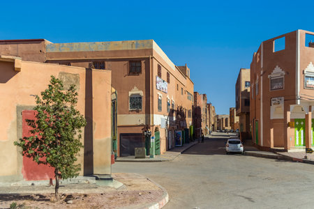 Tinghir, Morocco. Picture in a street from Tinghir streets