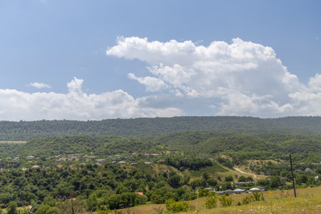 Laza Falls, Qusar, Azerbaijan. Unbelievable nature park at the feet of the Shahdag mountain.の写真素材
