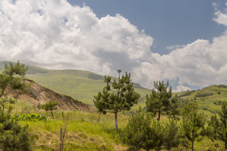 Laza Falls, Qusar, Azerbaijan. Unbelievable nature park at the feet of the Shahdag mountain.の写真素材
