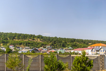 Qusar (or Gusar) is a city in northeastern Azerbaijan, the administrative center of the Qusar region. Situated at the foot of the Greater Caucasus, on the Kusarchay River, 180 km from the Baku.の写真素材