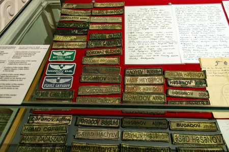 Baku, Azerbaijan. A view of the National Museum of History of Azerbaijan in Baku, the capital of Azerbaijan.の写真素材