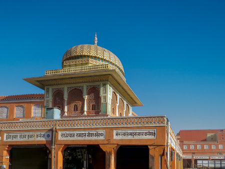 JAIPUR, INDIA. Hawa Mahal, Winds Palace in Jaipur, Rajasthan, India. Jaipur is the capital and the largest city of Rajasthan.の写真素材