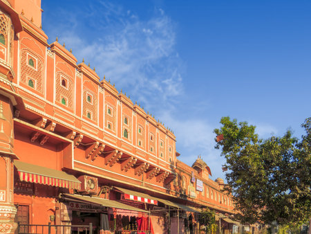 JAIPUR, INDIA. Hawa Mahal, Winds Palace in Jaipur, Rajasthan, India. Jaipur is the capital and the largest city of Rajasthan.の写真素材