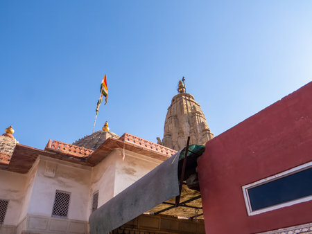 Mandir Shree Laxmi Narayan Ji Bai Ji Temple, Jaipur, Indiaの写真素材