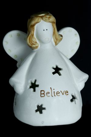 Reminds Christians as they celebrate the birth of  Christ at Christmas that an angel told shepherds that  was the saviour.の写真素材