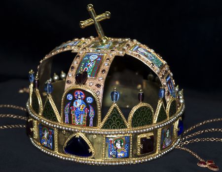 Hungarian imperial crown of st stephen