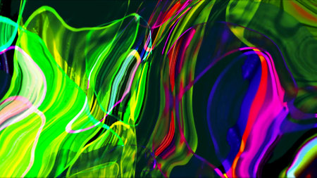 HQ Watercolor Galaxy Nebula Backgroundの写真素材