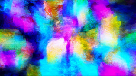 HQ Watercolor Galaxy Nebula Backgroundの写真素材