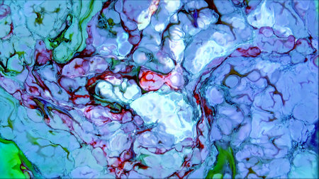 HQ Watercolor Galaxy Nebula Backgroundの写真素材