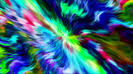 HQ Watercolor Galaxy Nebula Backgroundの写真素材